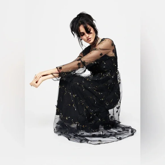 Disturbia Chrysanthi Applique Maxi Dress - Picture 1 of 5